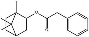 1,7,7-trimethylbicyclo[2.2.1]hept-2-yl phenylacetate 结构式