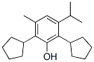 2,6-dicyclopentyl-5-isopropyl-m-cresol 结构式