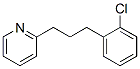 2-[3-(2-chlorophenyl)propyl]pyridine 结构式