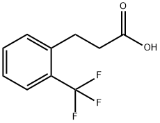 3-[2-(三氟甲基)苯基]丙酸 结构式