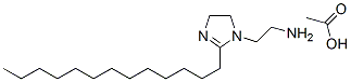 4,5-dihydro-2-tridecyl-1H-imidazole-1-ethylamine monoacetate 结构式