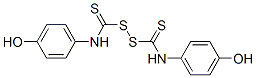 N,N'-bis(4-hydroxyphenyl)thioperoxydicarbamic acid 结构式