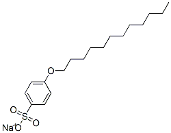 sodium 4-(dodecyloxy)benzenesulphonate  结构式
