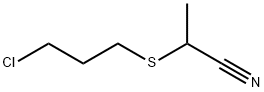 2-[(3-CHLOROPROPYL)SULFANYL]PROPANENITRILE 结构式