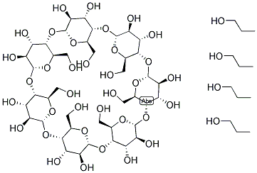 羟丙基-B-环糊精 结构式