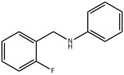 N-(2-氟苄基)苯胺 结构式