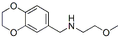 1,4-Benzodioxin-6-methanamine,  2,3-dihydro-N-(2-methoxyethyl)- 结构式