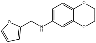 1,4-Benzodioxin-6-amine,  N-(2-furanylmethyl)-2,3-dihydro- 结构式