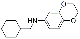 1,4-Benzodioxin-6-amine,  N-(cyclohexylmethyl)-2,3-dihydro- 结构式