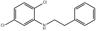 2,5-Dichloro-N-phenethylaniline 结构式