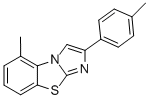 5-METHYL-2-(4-METHYLPHENYL)IMIDAZO[2,1-B]BENZOTHIAZOLE 结构式