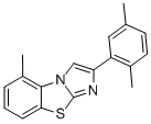 2-(2,5-DIMETHYLPHENYL)-5-METHYLIMIDAZO[2,1-B]BENZOTHIAZOLE 结构式