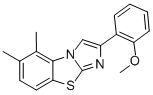 5,6-DIMETHYL-2-(2-METHOXYPHENYL)IMIDAZO[2,1-B]BENZOTHIAZOLE 结构式