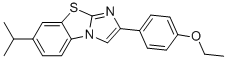 2-(4-ETHOXYPHENYL)-7-(1-METHYLETHYL)IMIDAZO[2,1-B]BENZOTHIAZOLE 结构式