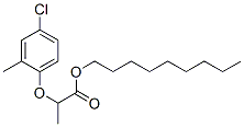 nonyl 2-(4-chloro-2-methylphenoxy)propionate 结构式