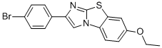 2-(4-BROMOPHENYL)-7-ETHOXYIMIDAZO[2,1-B]BENZOTHIAZOLE 结构式