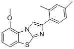 2-(2,4-DIMETHYLPHENYL)-5-METHOXYIMIDAZO[2,1-B]BENZOTHIAZOLE 结构式