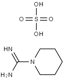 PIPERIDINE-1-CARBOXAMIDINE HEMISULFATE 结构式