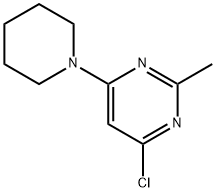 4-氯-2-甲基-6-(哌啶-1-基)嘧啶 结构式