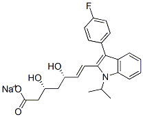 (3R,5S)-氟伐他汀钠盐 结构式