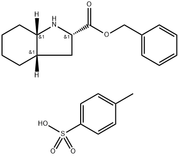 L-八氢吲哚-2-羧酸苄酯对甲苯磺酸盐 结构式