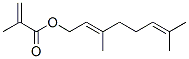 3,7-dimethylocta-2,6-dienyl methacrylate 结构式