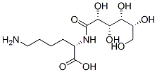 N2-D-葡萄糖酰基-L-赖氨酸 结构式
