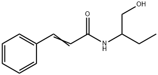 N-[1-(hydroxymethyl)propyl]cinnamamide 结构式