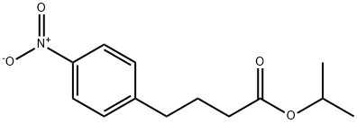 isopropyl 4-(4-nitrophenyl)butyrate 结构式