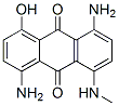 1,5-diamino-4-hydroxy-8-(methylamino)anthraquinone 结构式