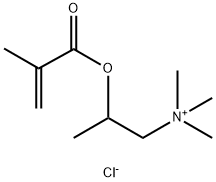 trimethyl[2-[(2-methyl-1-oxoallyl)oxy]propyl]ammonium chloride 结构式