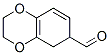 1,4-Benzodioxin-6-carboxaldehyde,  2,3,5,6-tetrahydro- 结构式