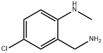 2-(AMINOMETHYL)-4-CHLORO-N-METHYLBENZENAMINE 结构式