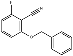 6-苄氧基-2-氟苯腈 结构式