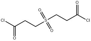 3,3'-sulphonyldipropionyl dichloride 结构式