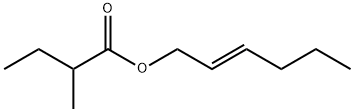 (E)-hex-2-enyl 2-methylbutyrate 结构式