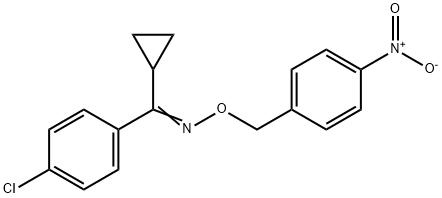 (4-CHLOROPHENYL)(CYCLOPROPYL)METHANONE O-(4-NITROBENZYL)OXIME