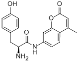L-酪氨酸-7-胺基-4-甲基香豆素 结构式