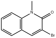3-溴-1-甲基喹啉-2(1H)-酮 结构式