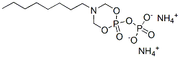 diammonium dihydrogen [(octylimino)bis(methylene)]bisphosphate 结构式