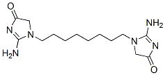 1,1'-(octane-1,8-diyl)bis[2-amino-1,5-dihydro-4H-imidazol-4-one] 结构式