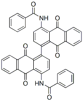 N,N'-[[(9,9',10,10'-Tetrahydro-9,9',10,10'-tetraoxo[1,1'-bianthracene])]-4,4'-diyl]bisbenzamide 结构式