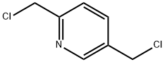 2,5-双(氯甲基)吡啶 结构式