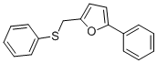 2-PHENYL-5-PHENYLSULFANYLMETHYL-FURAN 结构式