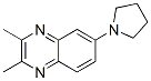 Quinoxaline,  2,3-dimethyl-6-(1-pyrrolidinyl)- 结构式