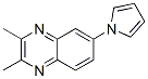 Quinoxaline,  2,3-dimethyl-6-(1H-pyrrol-1-yl)- 结构式