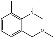 N-甲基-2-甲基-6-甲氧基甲基苯胺 结构式