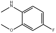 4-氟-2-甲氧基-N-甲基苯胺 结构式