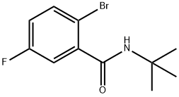N-丁基-2-溴-5-氟苯甲酰胺 结构式