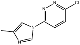 3-氯-6-(4-甲基-1H-咪唑并L-1-基)哒嗪 结构式